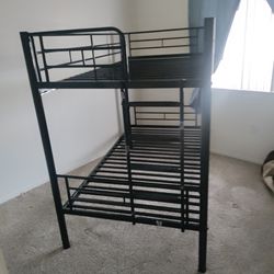 Almost New Black Bunk bed frame