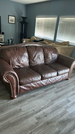 Leather sofa