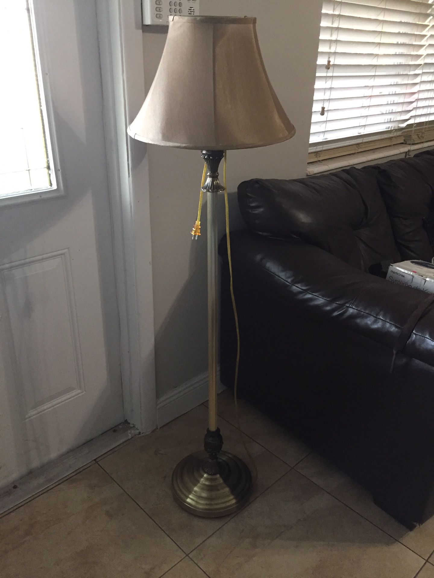 Floor lamp. 55” tall.