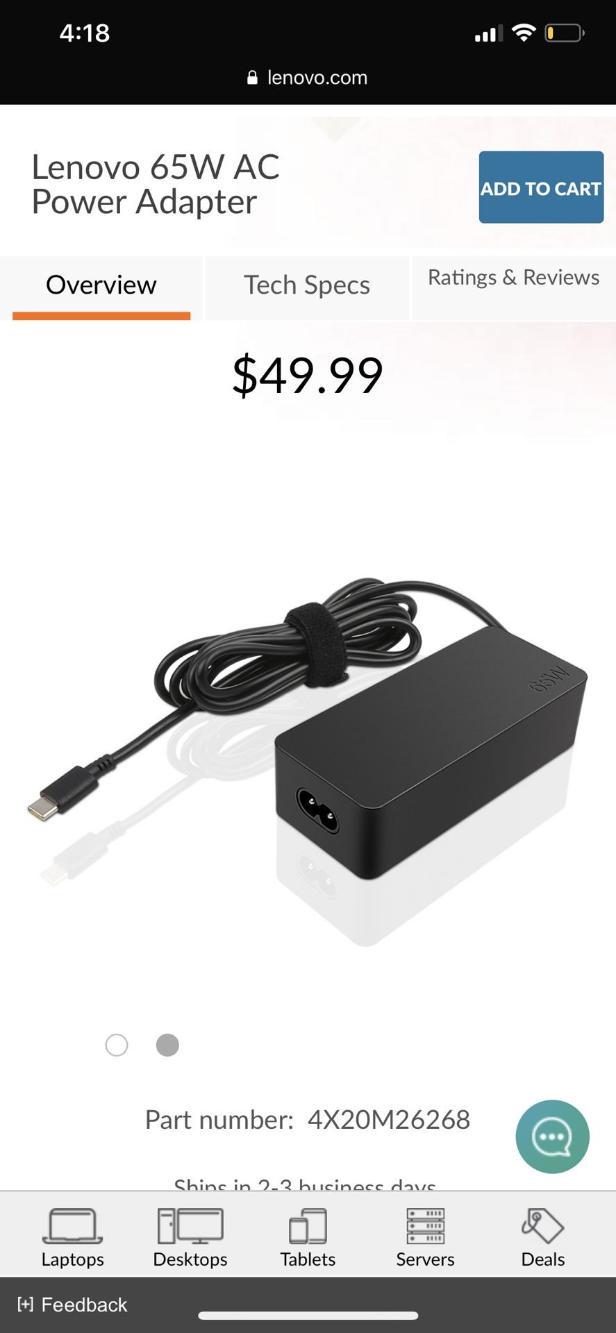 Lenovo laptop charger 65w usb c brand new. Ac power adapter for thinkpad & tablets anything usb-c