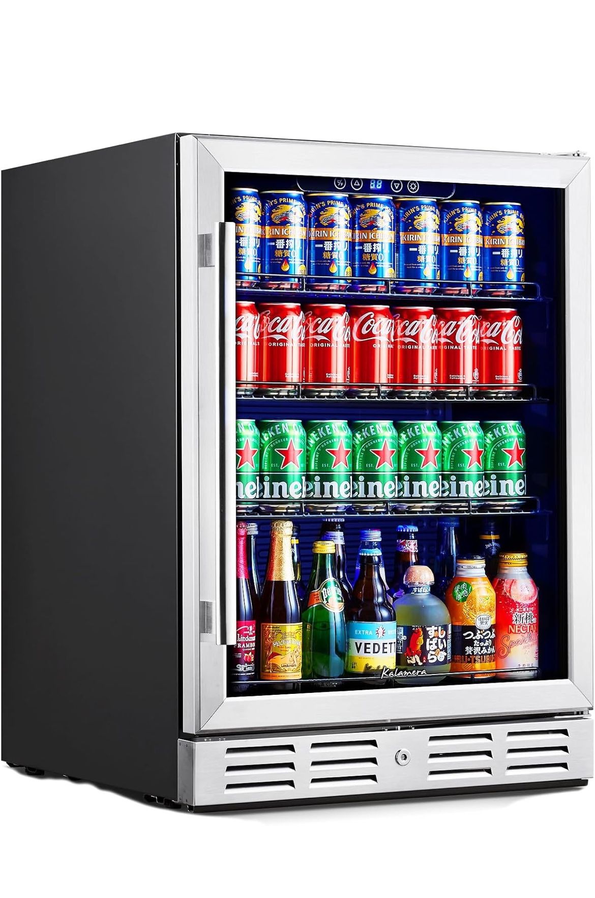 Kalamera 24” Beverage Cooler 154 Cans