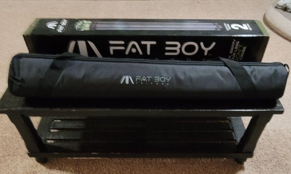 Brand New FatBoy Elevate 2 Section Inverted Tripod-Carbon Fiber & Aluminum-36 To 71"-Hunting/Shooting/Photography (Retails $750)