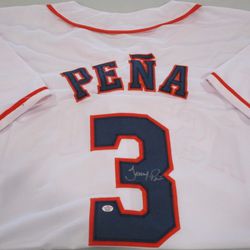 Jeremy Pena Signed Jersey