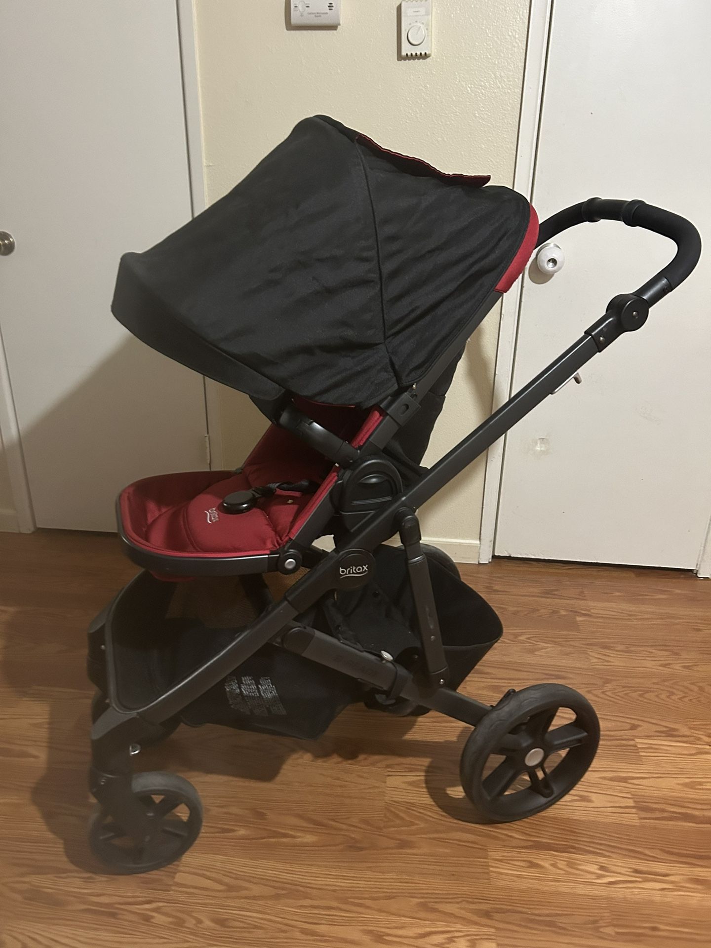 Britax Red and Black stroller