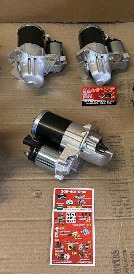 Starter engine used as a new one, 1-year warranty
