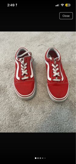 Vans Old Skool Red White 7.5W