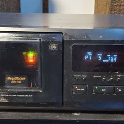 Sony CDP-CX53 Compact Disc Player 50+1 CD Changer Jukebox Watch Video Demo