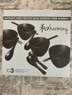 Harmony Handcrafted Asian Ceramics Set