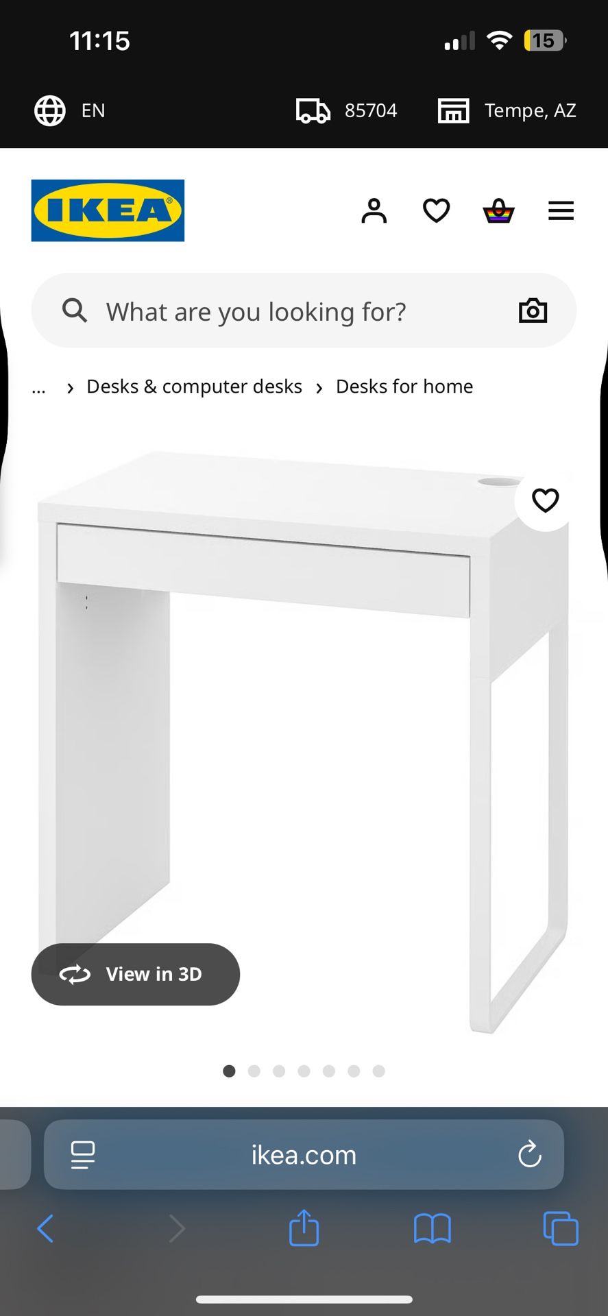 IKEA Micke Desk