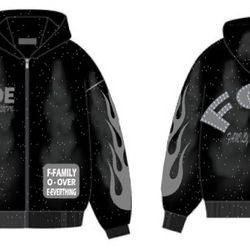 F.O.E cropped t and zip up jackets