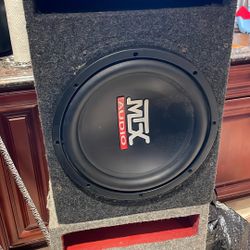 Single 12” Subwoofer Box And dual 12” Subwoofer Box (empty)