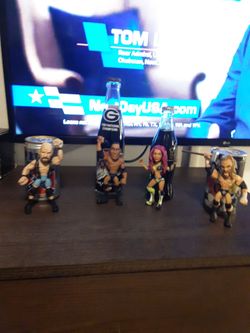WWE Slam Stars Loot Crate exclusive Stone Cold The Rock Sasha Banks triple h
