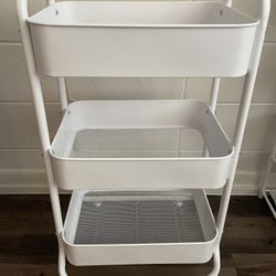 Metal 3 Tier Rolling Cart