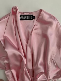 Sweet Glitter Silk Robe 👘 