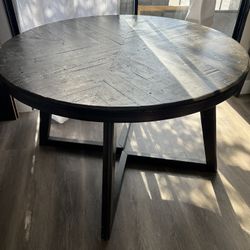 grey circle table 