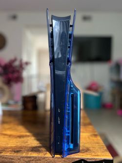 PS5 translucent BLUE