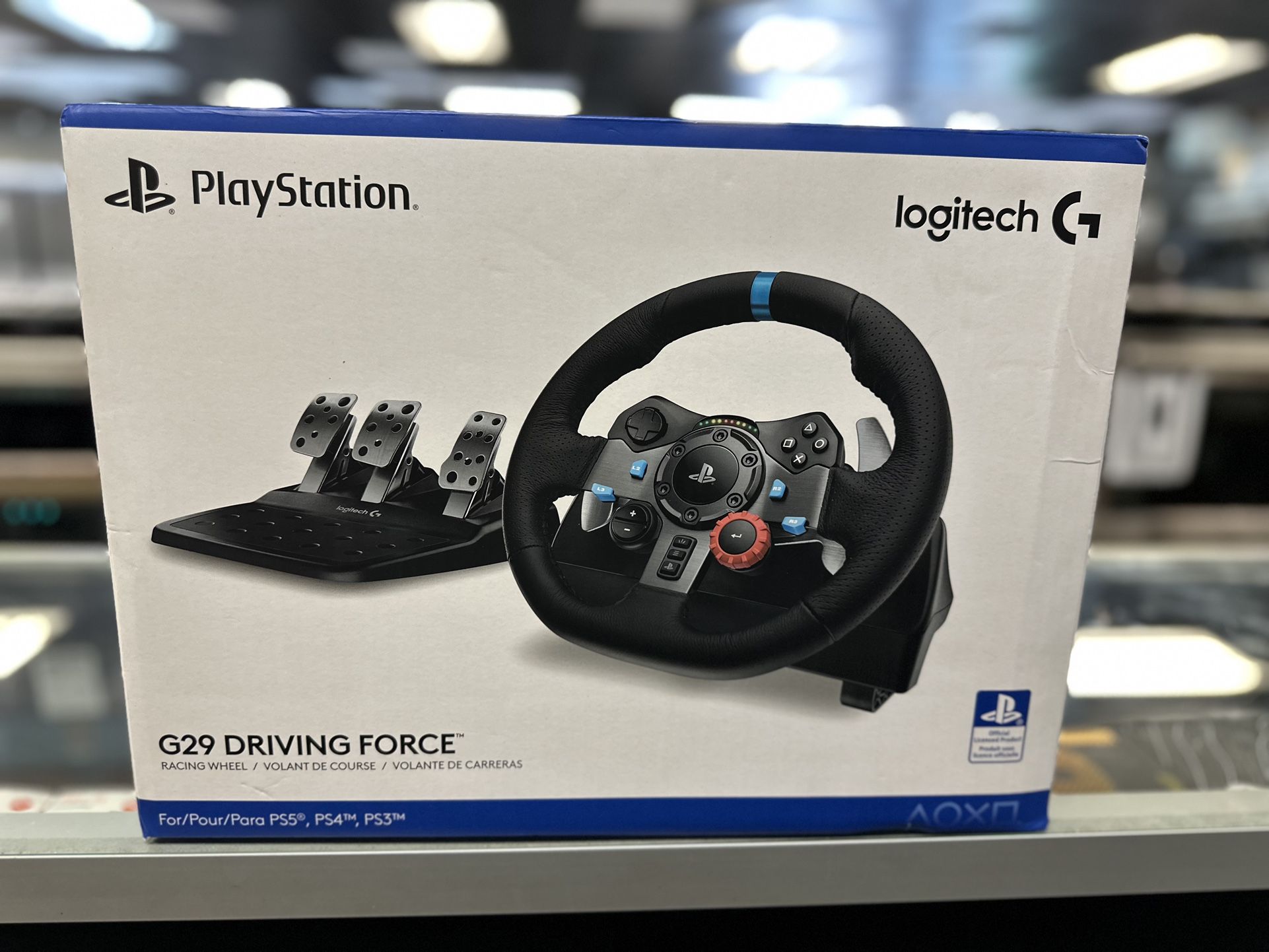 PlayStation Logitech G29 Driving Force Read Description