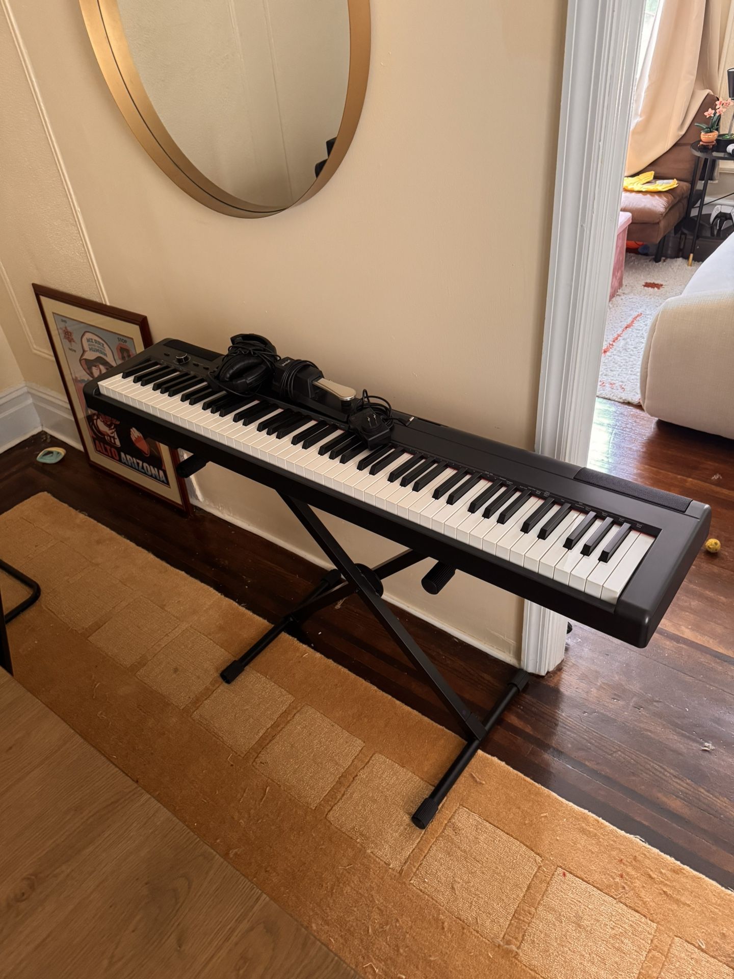 88 Key weighted piano keyboard with accessories