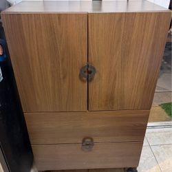 IKEA Wooden Dresser Drawer Wardrobe Cabinet Combo Modern Style W 31 D 16 H 50 in