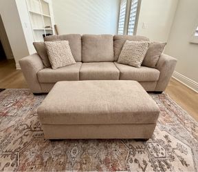 Ashley Altair Sofa and Ottoman