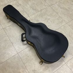 Vintage Guild Dreadnought Hardshell Carrying Case Blue Plush