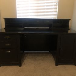 Desk And Matching File Cabinet