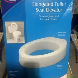 Elongated Toilet Seat Elevator