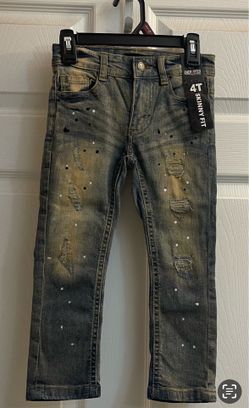 Brand new Girls antique wash jeans size 4T