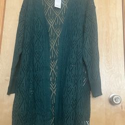 Knitting Cardigan Size Large Brand New 