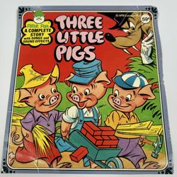 Peter Pan Records Three Little Pigs F1213 VG VG+