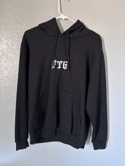 Black Graphic Pullover Hoodie