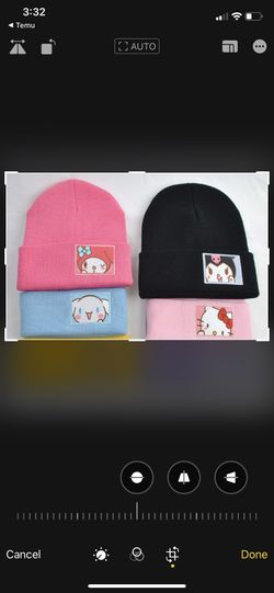 Kuromi Hello Kitty Beanies 