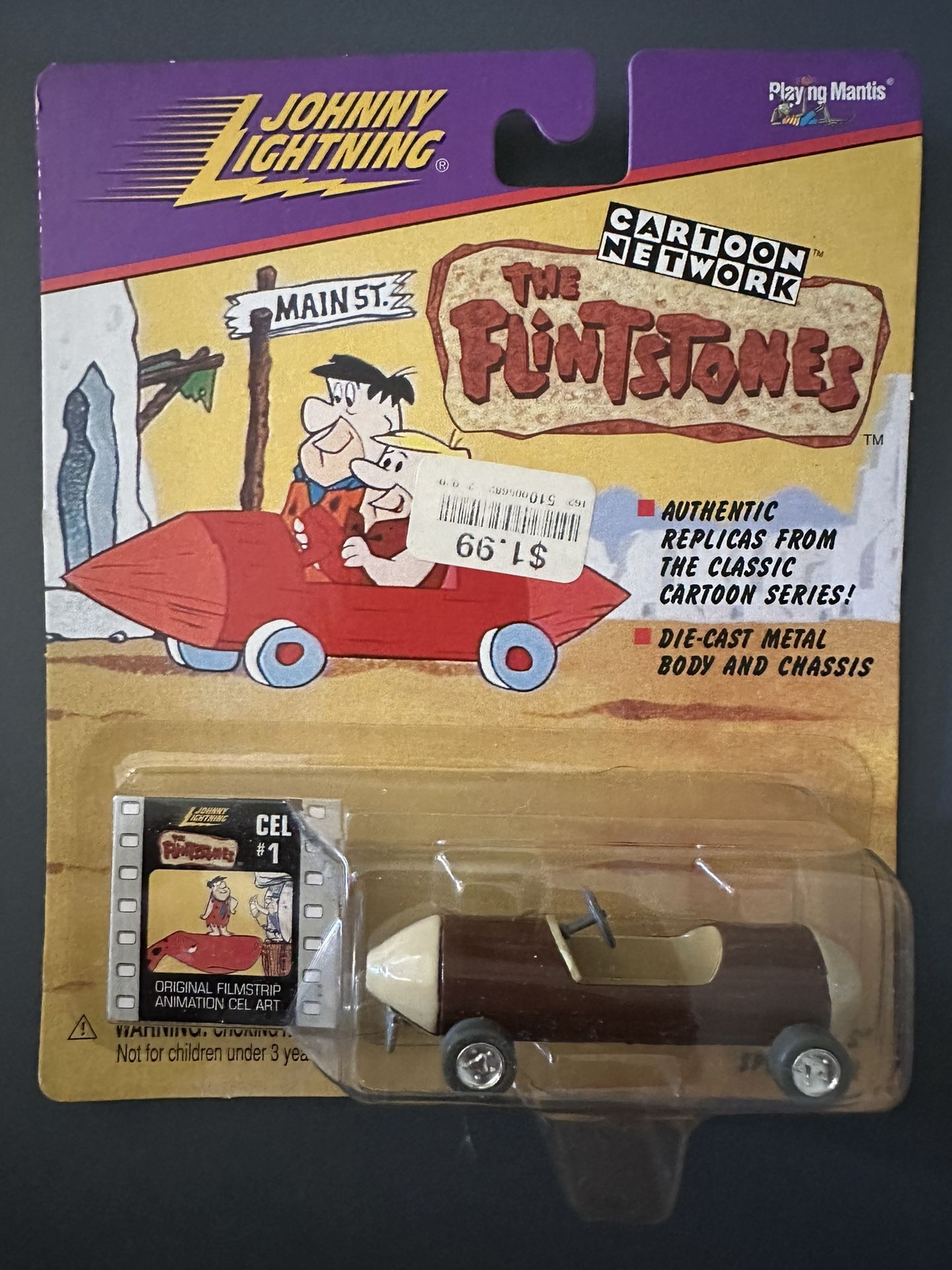 1/64 Johnny Lightning The Flintstones Barney's Car