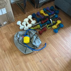 Exercise Weights (pairs) 3lb-10lb 