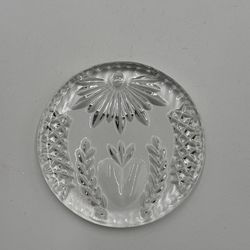 waterford crystal plate. 12" Lismore clear