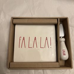 Rae Dunn Christmas Cheese Board 