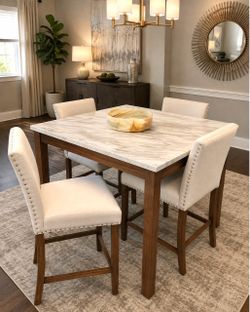 New 5pc Counter Height Set