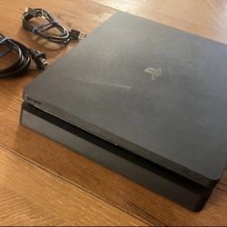 Excellent Condition - Sony PlayStation 4 Slim 500GB Gaming Console with Controller