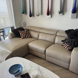 Electric Sofa With Chaise 