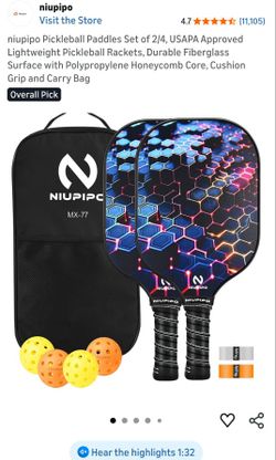 Pickleball Paddle Set