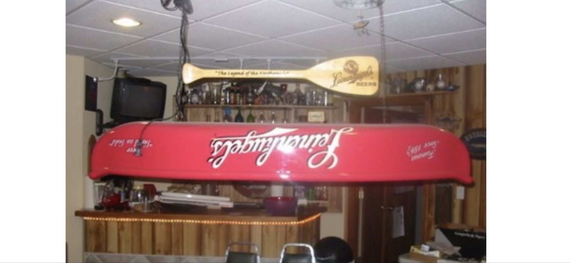 Leinenkugels pool table light canoe for Sale in Woodstock, IL OfferUp