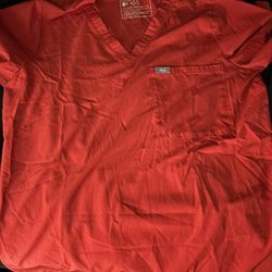 FIGS SCRUBSET LOT- SIZE MEDIUM- 2 BLACK AND ONE RED