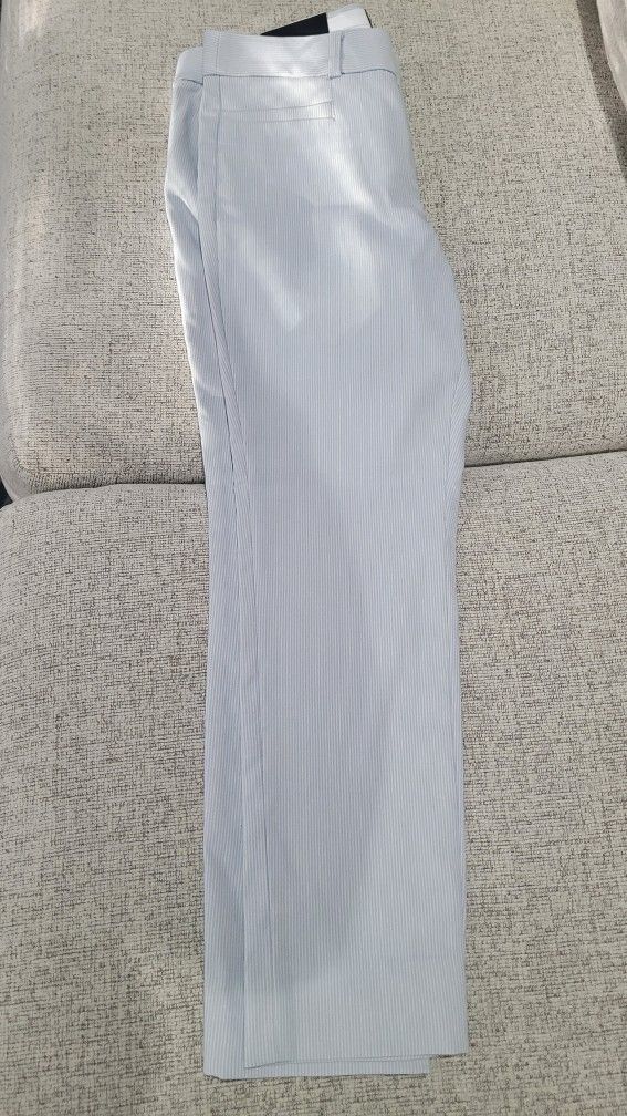 Banana Republic Blue & White Striped Pants