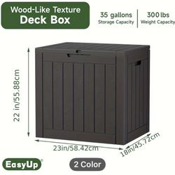 🤎🤎 35 Gallon Indoor/Outdoor Storage Bin