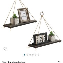 Rope Hanging Shelves 