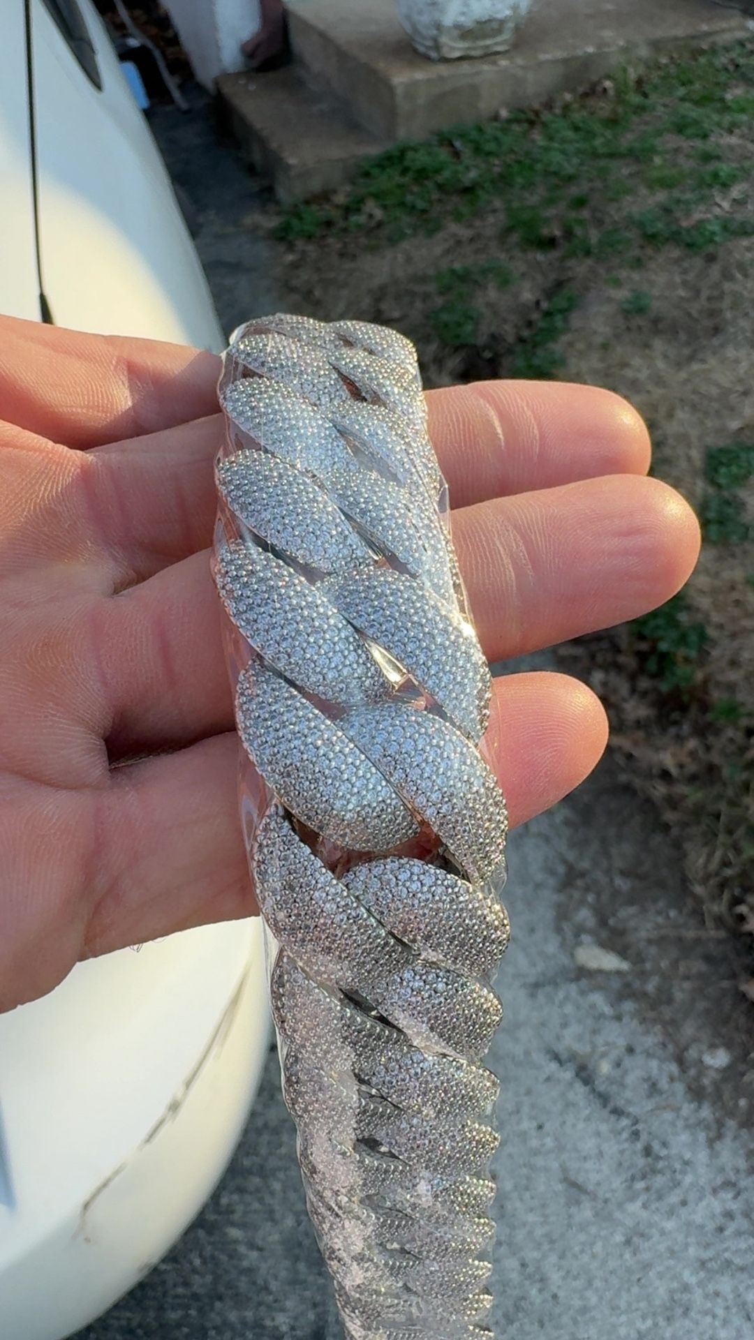 22 mm Moissanite Chain
