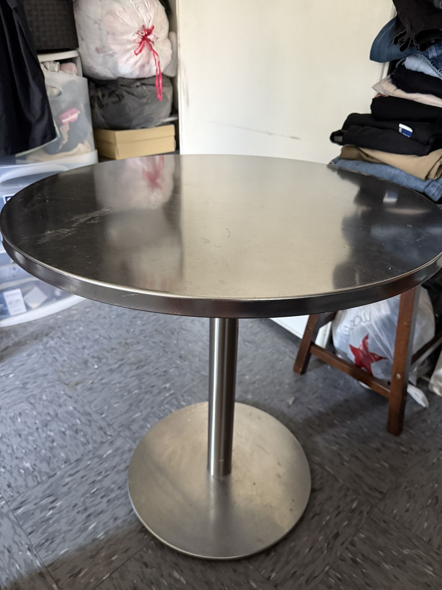 Round Metal Table