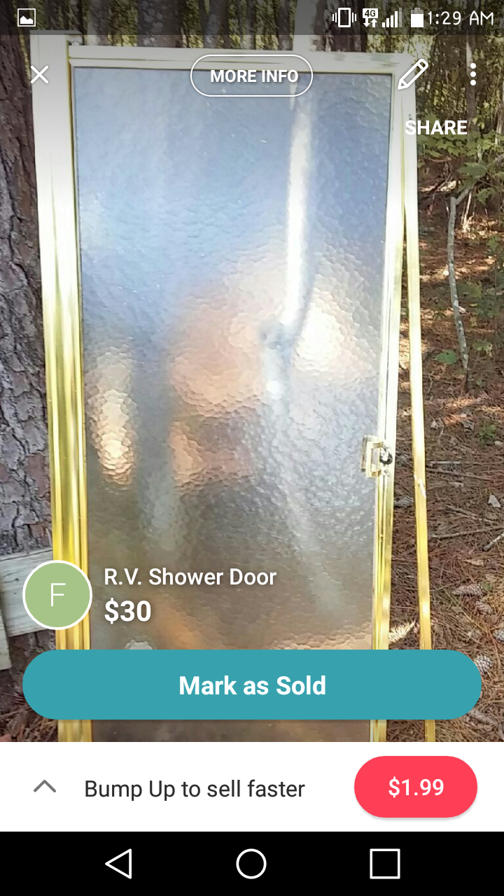 RV Shower Door