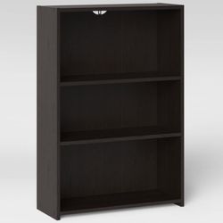 3 Shelf Bookshelf With Adjustable Shelves 