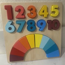Wooden Number Puzzle